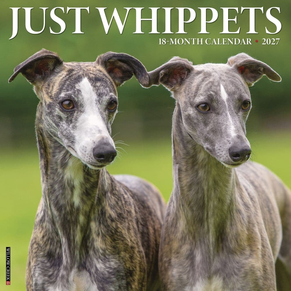 Just Whippets 2027 Wall Calendar Main Product Image