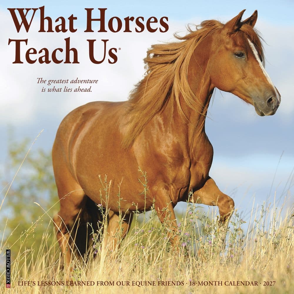 image What Horses Teach Us 2027 Wall Calendar Main Product Image