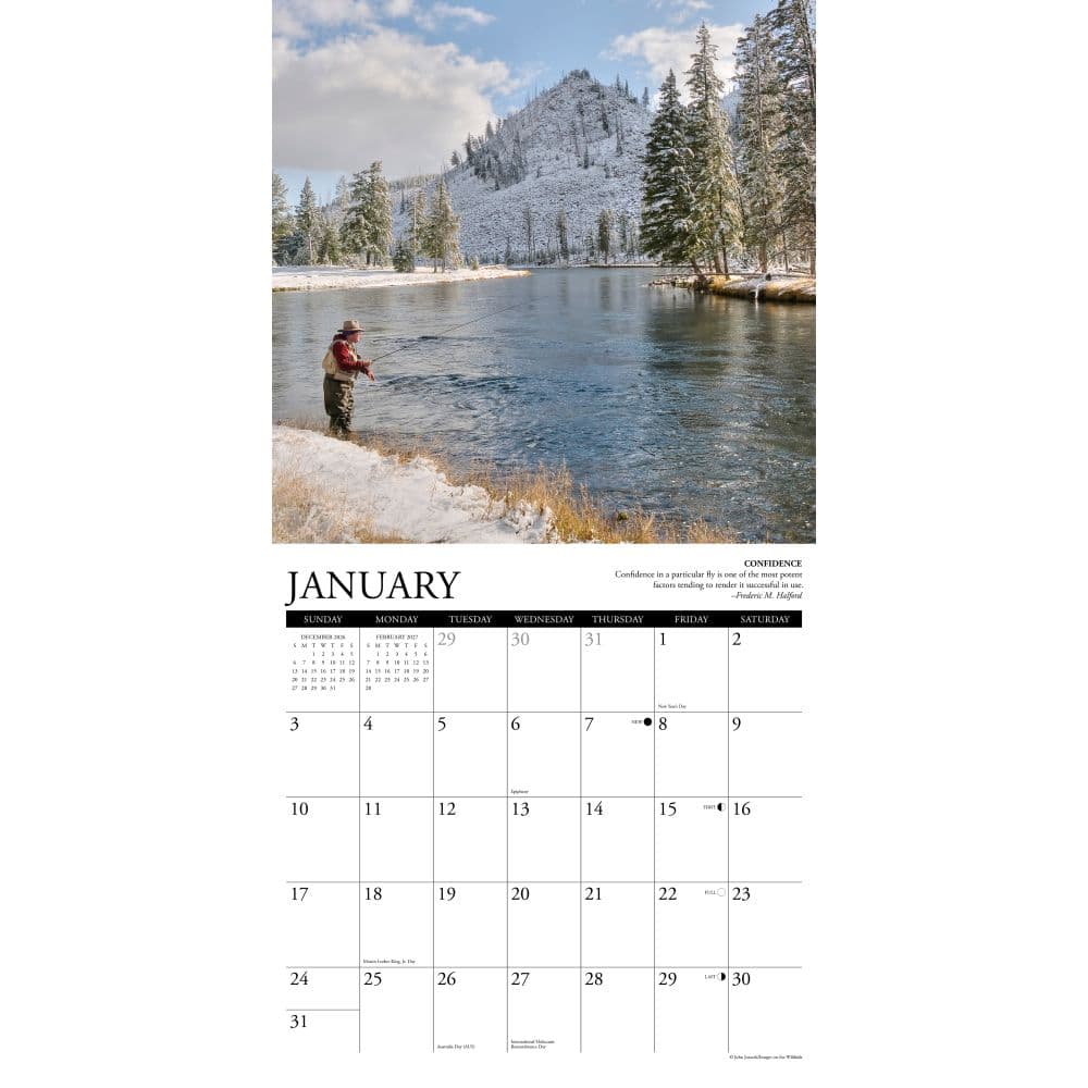 What Fly Fishing Teaches Us 2027 Wall Calendar Second Alternate Image