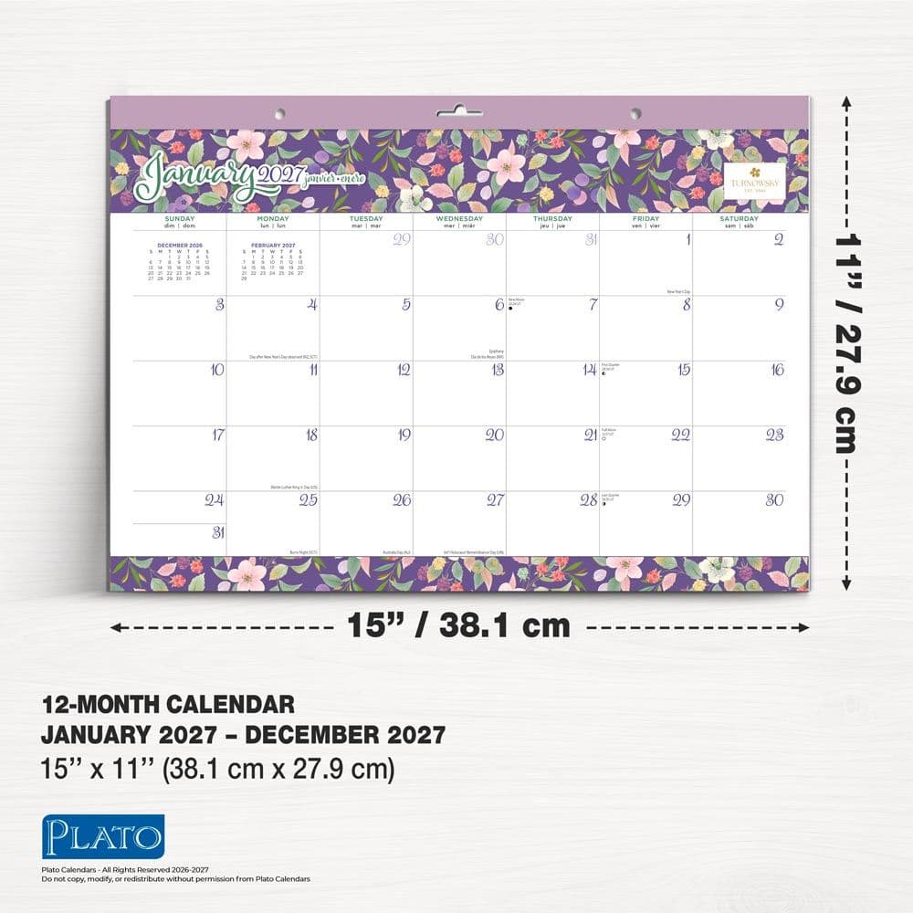 Turnowsky House 2027 Desk Pad Fifth Alternate Image