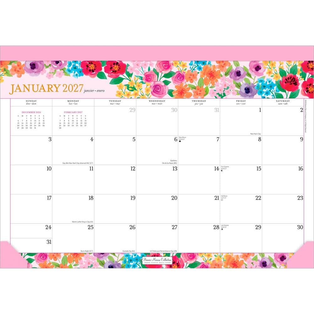 image Bonnie Marcus 2027 Desk Pad Main Product Image