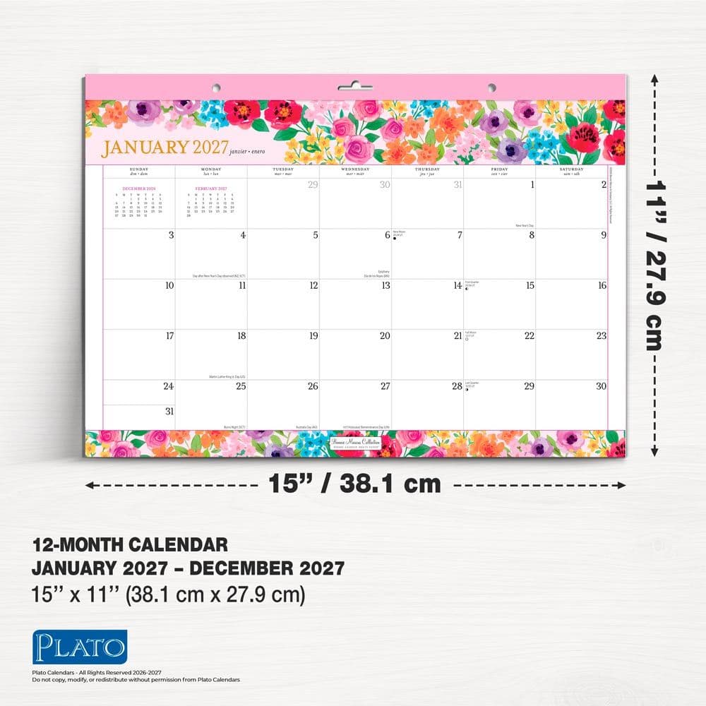 Bonnie Marcus 2027 Desk Pad Fifth Alternate Image