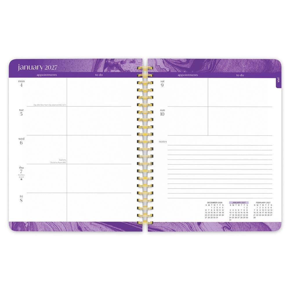 Crackled Blush Foil 2027 Planner Second Alternate Image