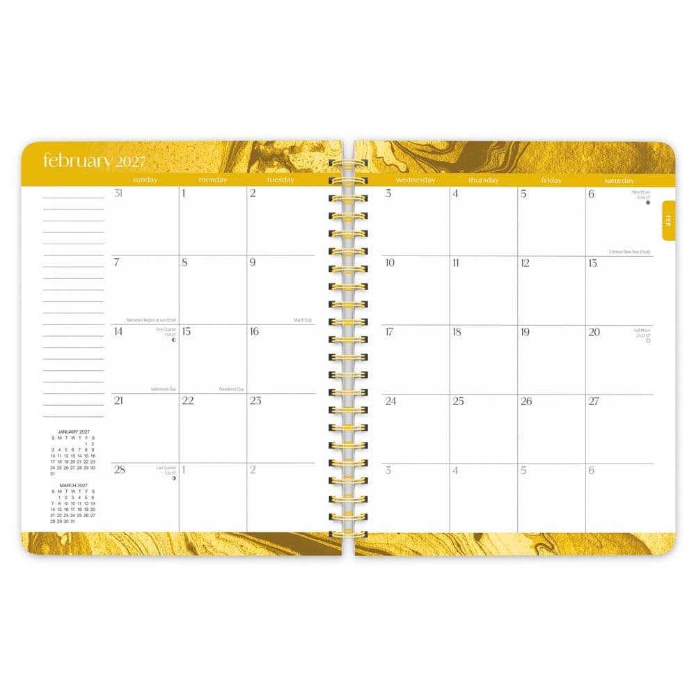 Crackled Blush Foil 2027 Planner Third Alternate Image