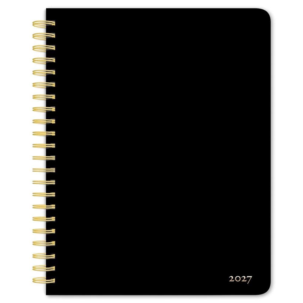 Black Solid Foil 2027 Planner Main Product Image
