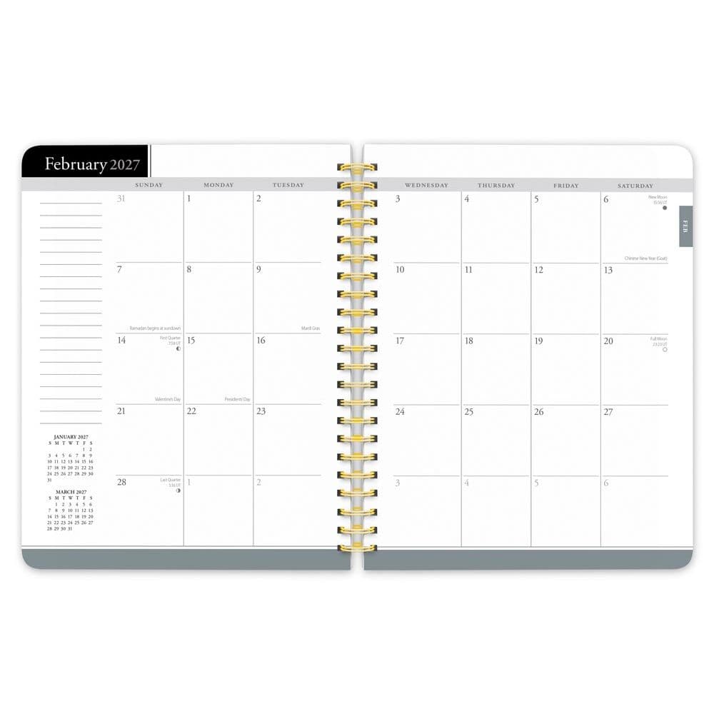 Black Solid Foil 2027 Planner Third Alternate Image