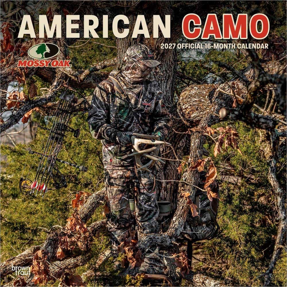 image Mossy Oak Camo 2027 Wall Calendar Main Product Image