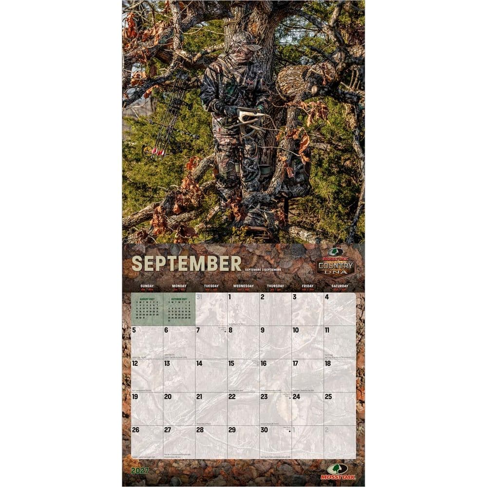 Mossy Oak Camo 2027 Wall Calendar Third Alternate Image