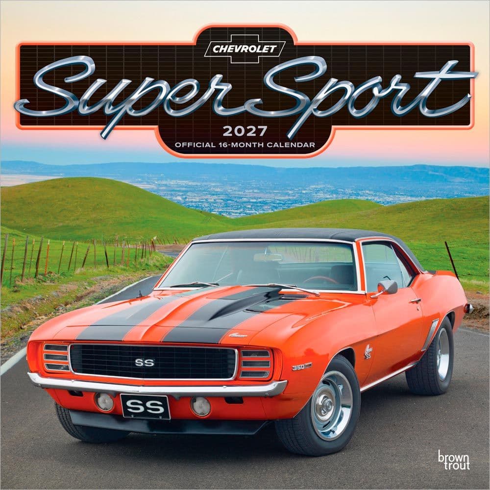 image Chevy Super Sport 2027 Wall Calendar Main Product Image