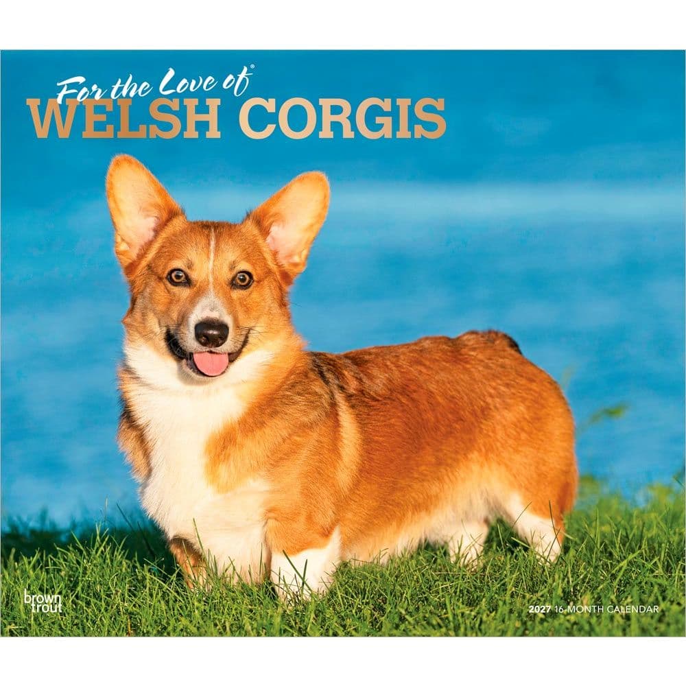 Welsh Corgis 2027 Deluxe Wall Calendar Main Product Image