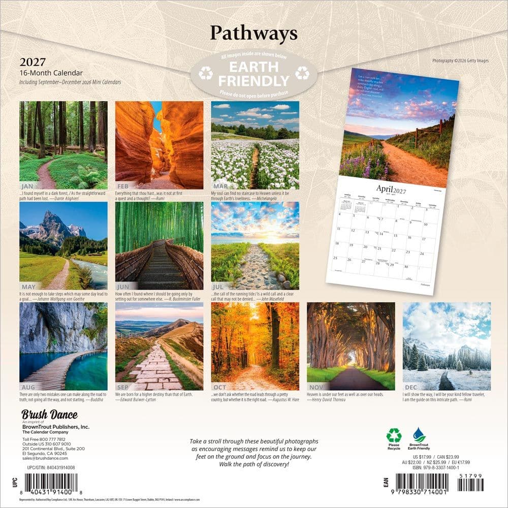 Pathways 2027 Wall Calendar First Alternate Image