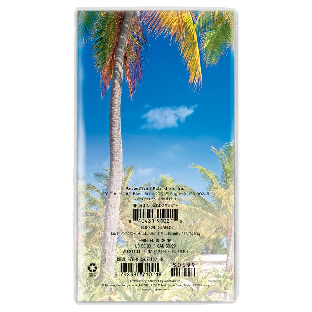 Tropical Islands 2027 2 Year Pocket Planner First Alternate Image