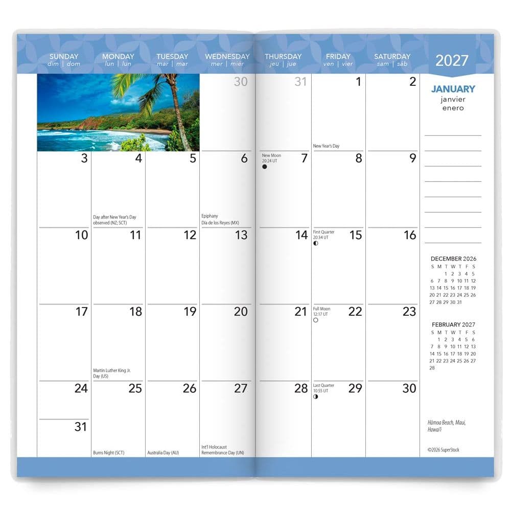 Tropical Islands 2027 2 Year Pocket Planner Second Alternate Image