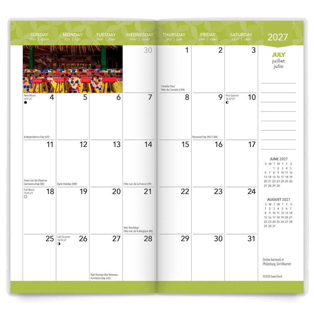 Tropical Islands 2027 2 Year Pocket Planner Third Alternate Image