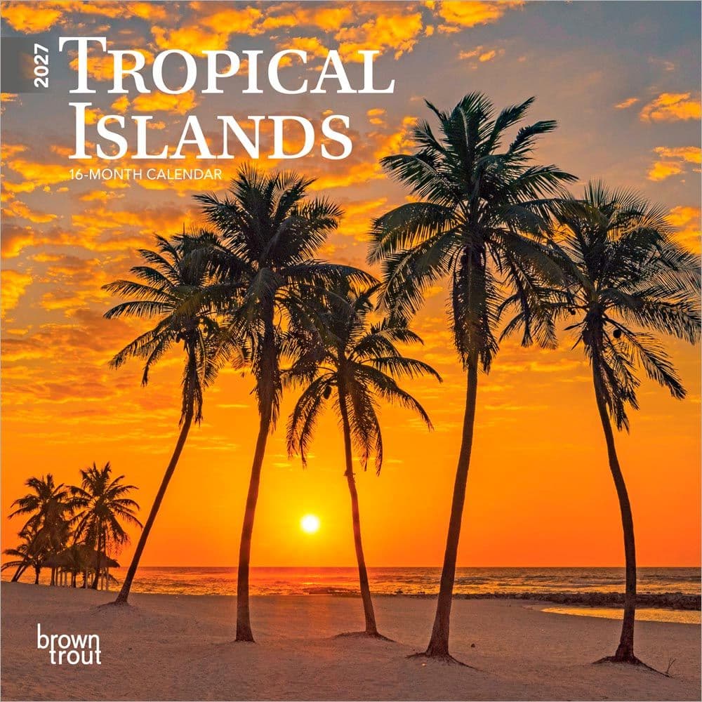 image Tropical Islands 2027 Mini Wall Calendar Main Product Image