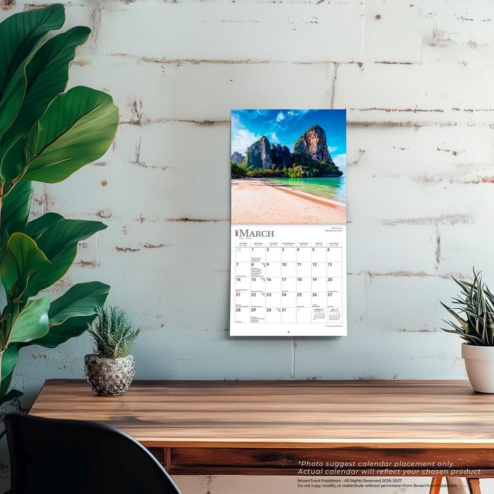 Tropical Islands 2027 Mini Wall Calendar Fourth Alternate Image