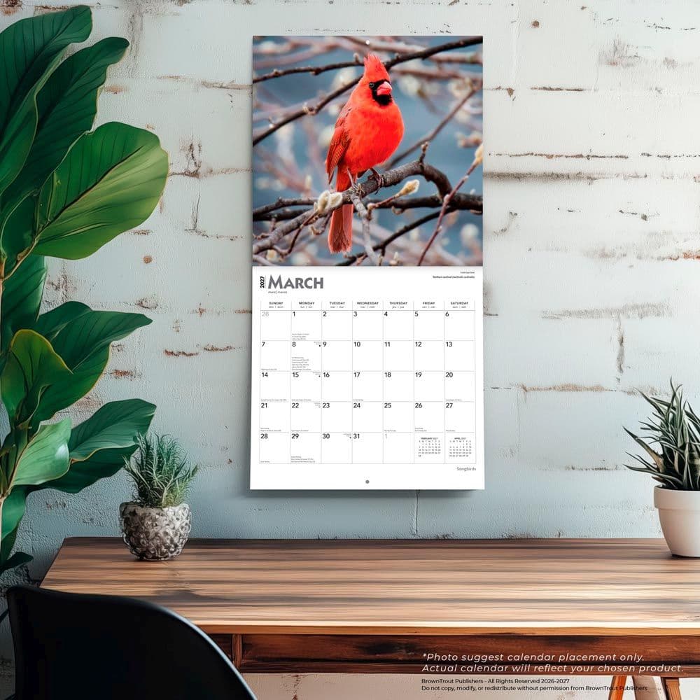 Songbirds Square 2027 Wall Calendar Fourth Alternate Image