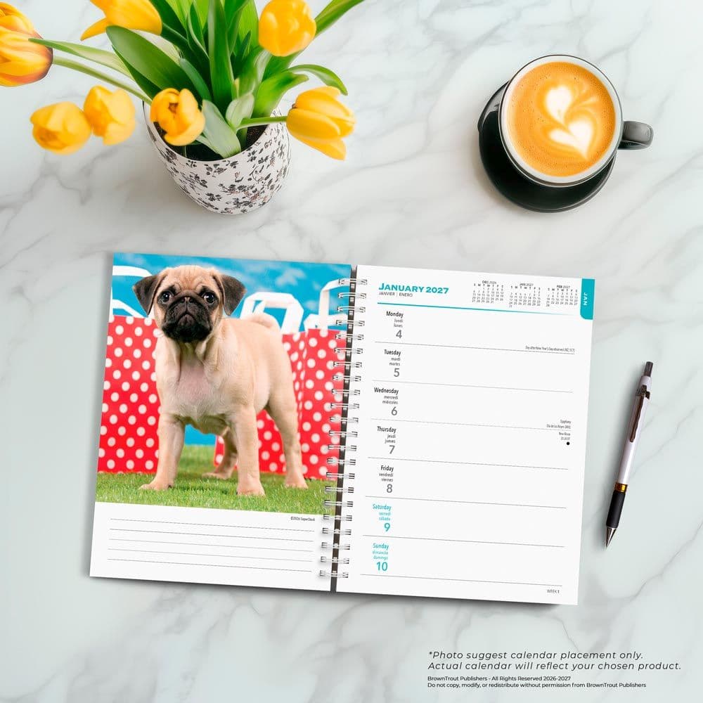 I Love Puppies 2027 Engagement Planner Fourth Alternate Image