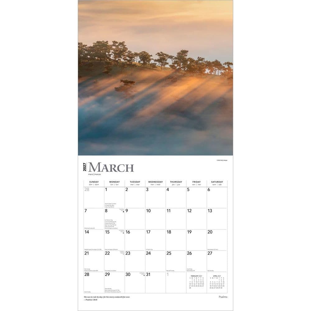 Psalms 2027 Wall Calendar Second Alternate Image