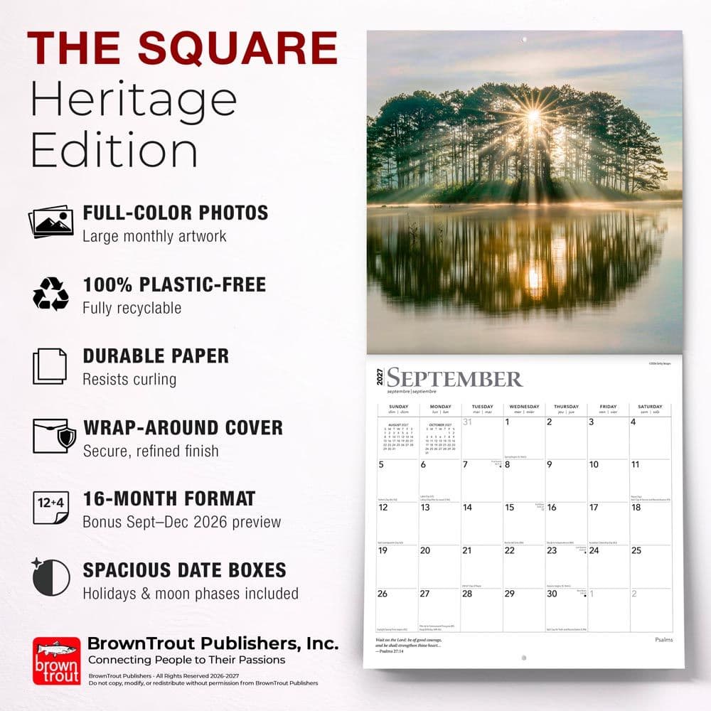 Psalms 2027 Wall Calendar Fifth Alternate Image