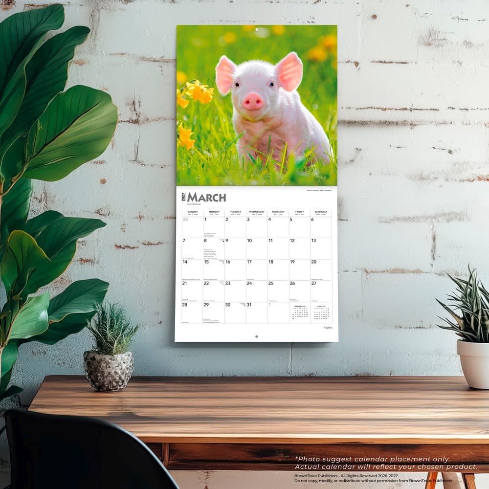 Piglets 2027 Wall Calendar Fourth Alternate Image