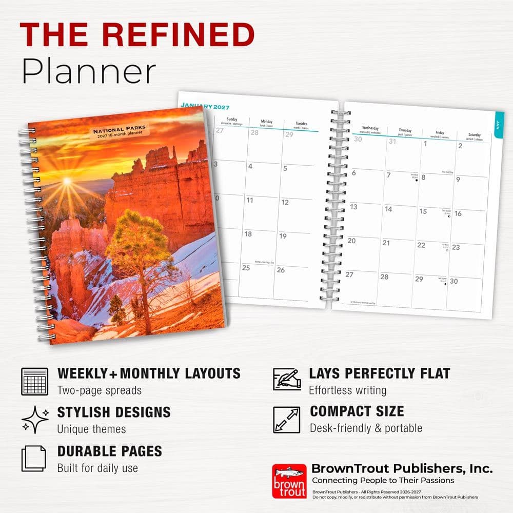 National Parks 2027 Planner Fifth Alternate Image