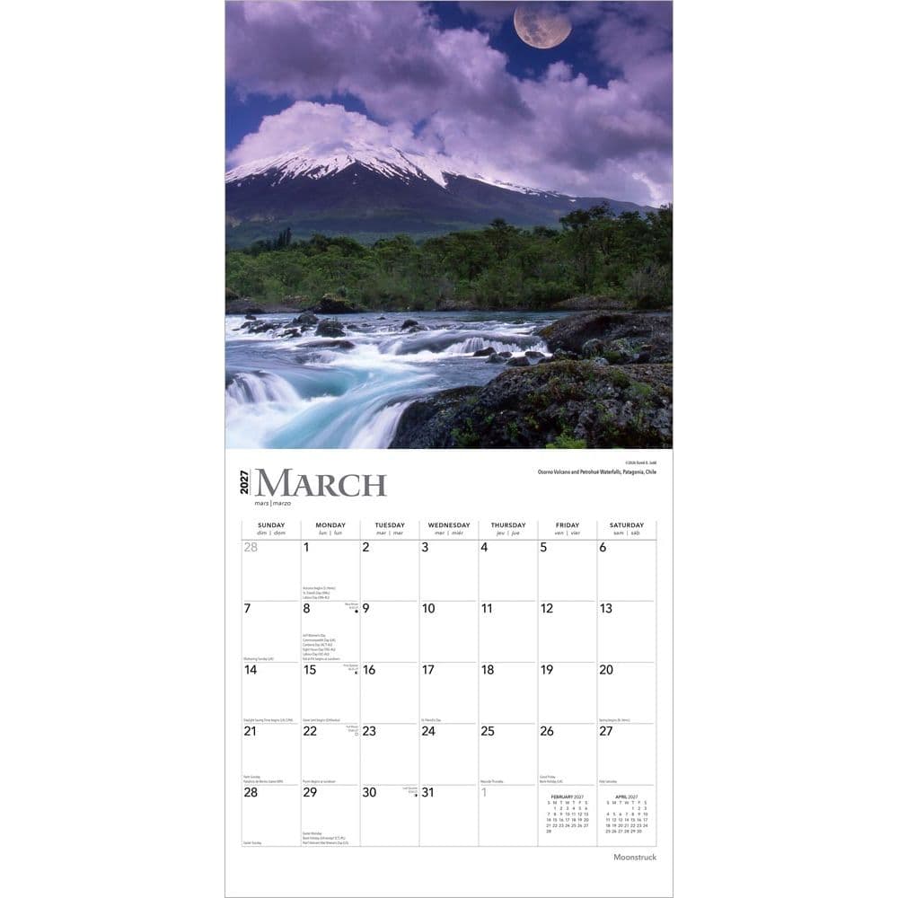 Moons 2027 Wall Calendar Second Alternate Image