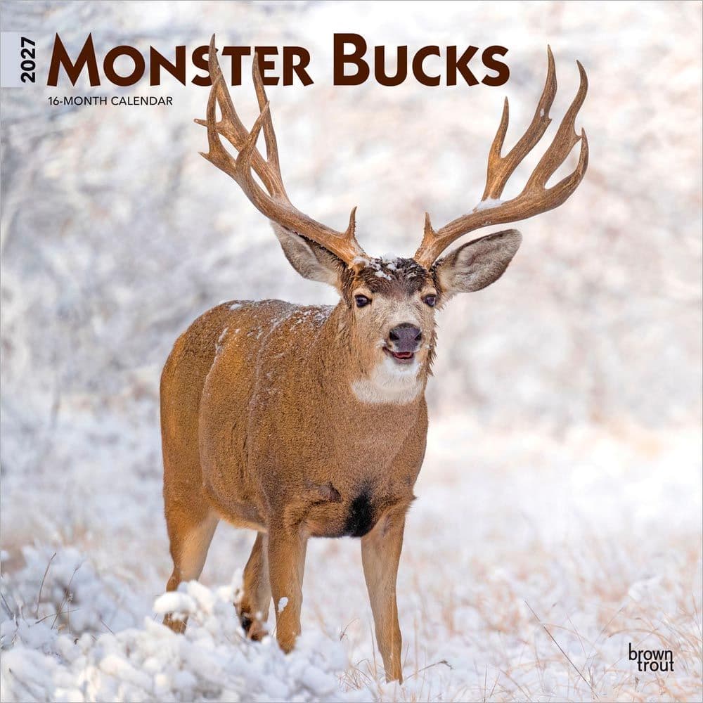 Monster Bucks 2027 Wall Calendar Main Product Image