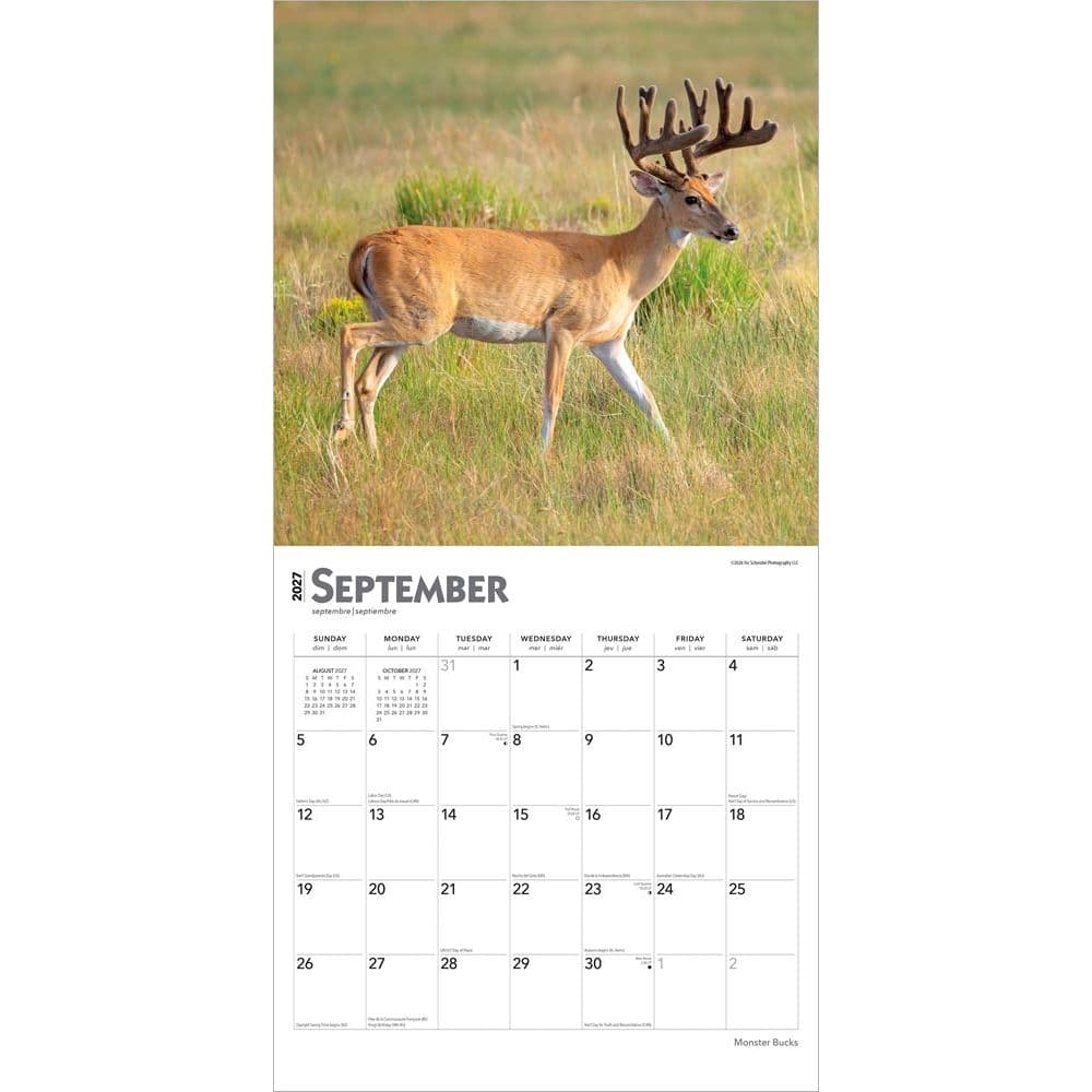 Monster Bucks 2027 Wall Calendar Third Alternate Image