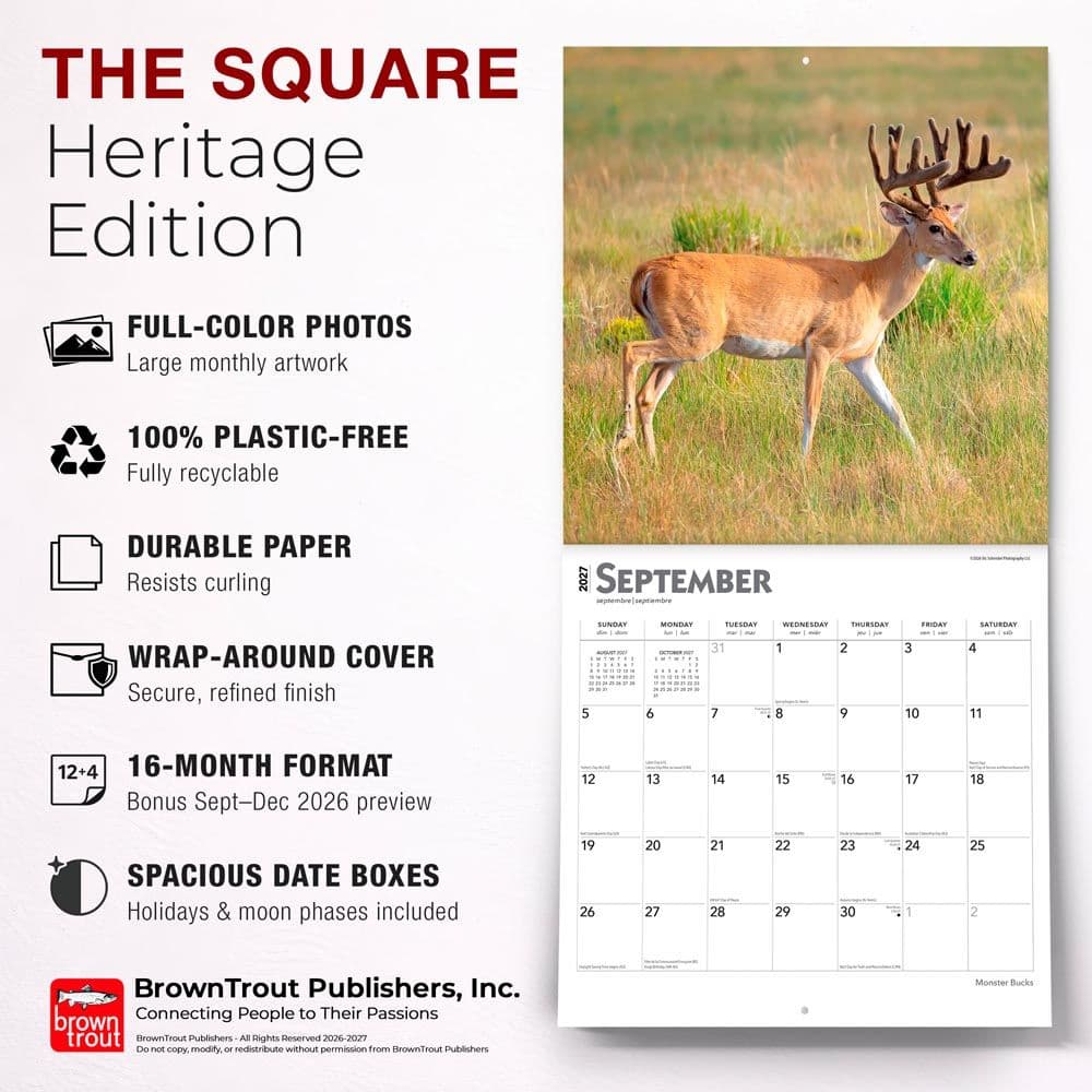 Monster Bucks 2027 Wall Calendar Fifth Alternate Image