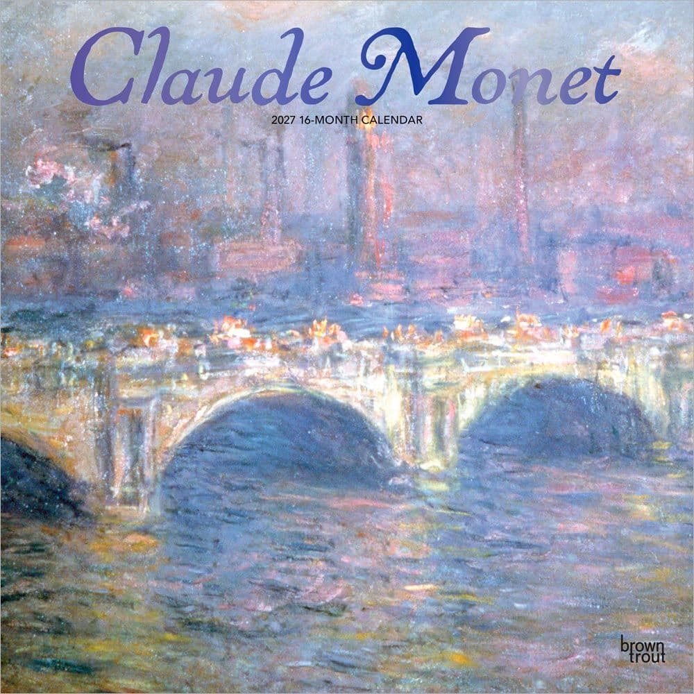 image Monet 2027 Wall Calendar Main Product Image