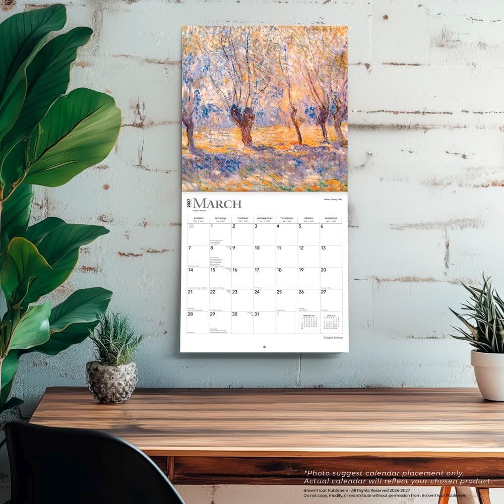Monet 2027 Wall Calendar Fourth Alternate Image
