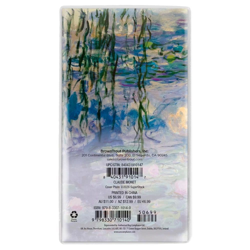 Monet 2027 2 Year Pocket Planner First Alternate Image