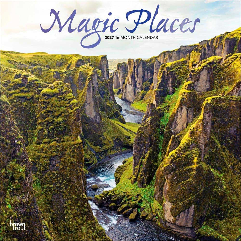 Magic Places 2027 Wall Calendar Main Product Image