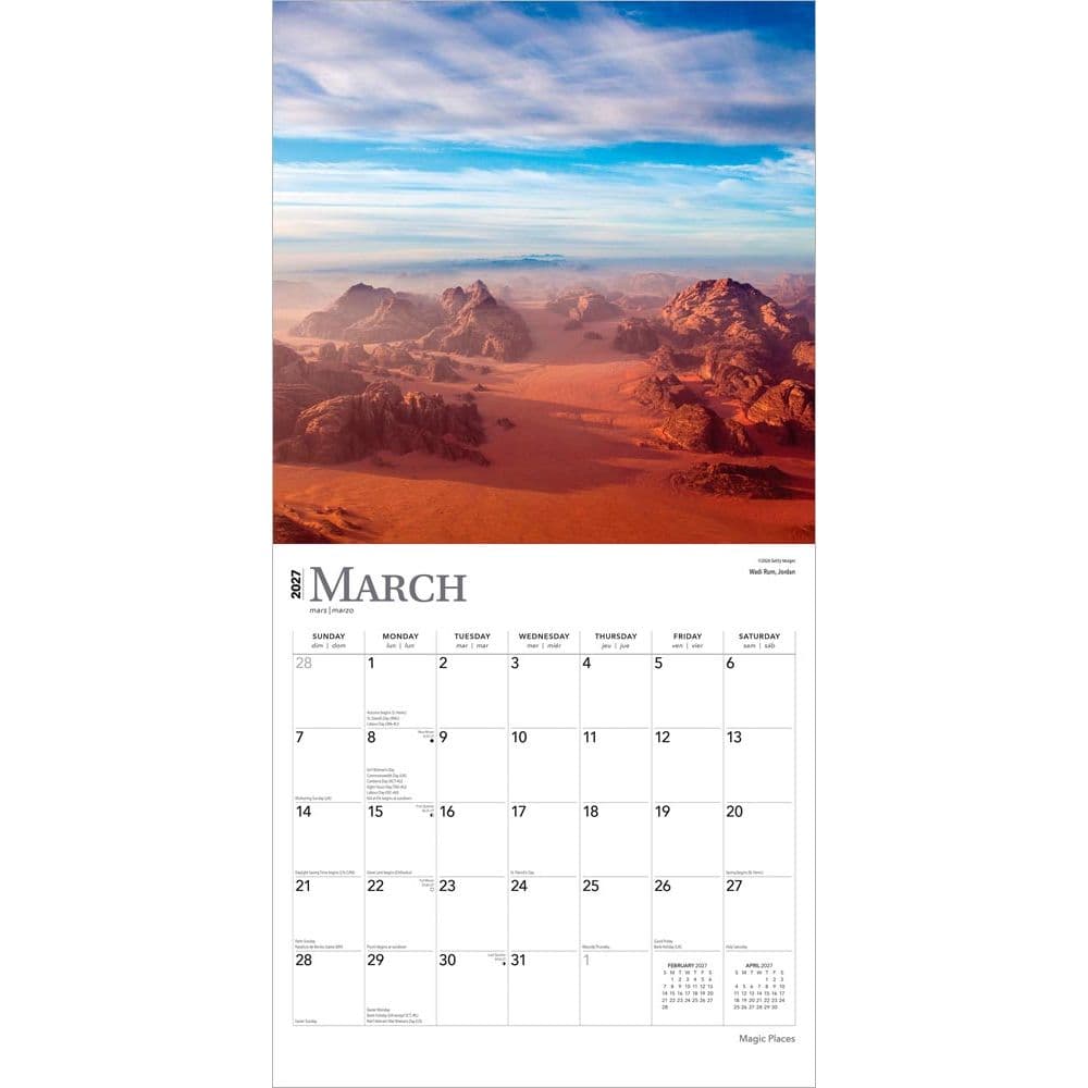 Magic Places 2027 Wall Calendar Second Alternate Image