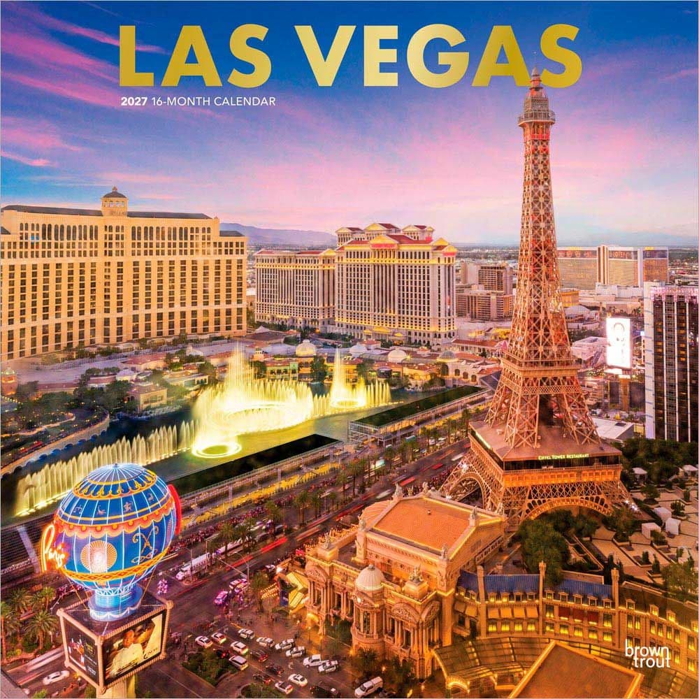 Las Vegas 2027 Wall Calendar