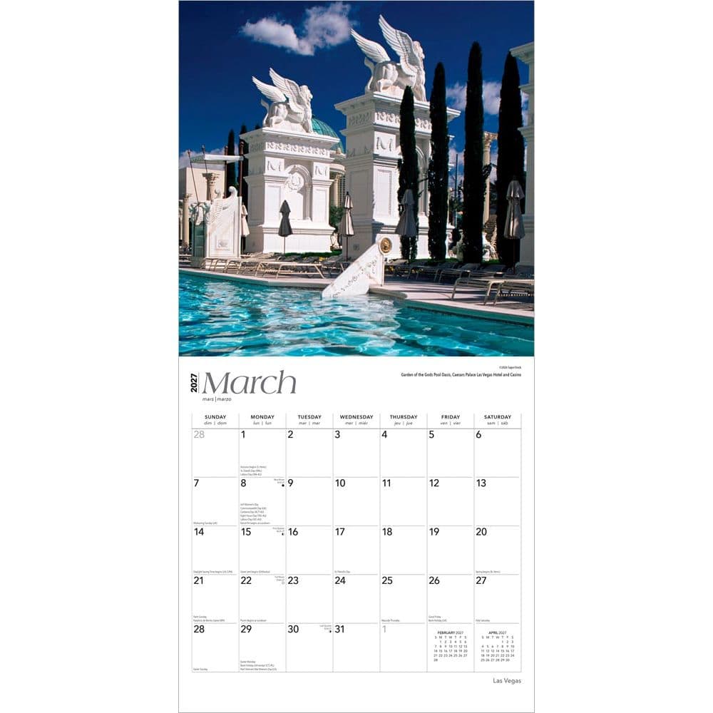 Las Vegas 2027 Wall Calendar