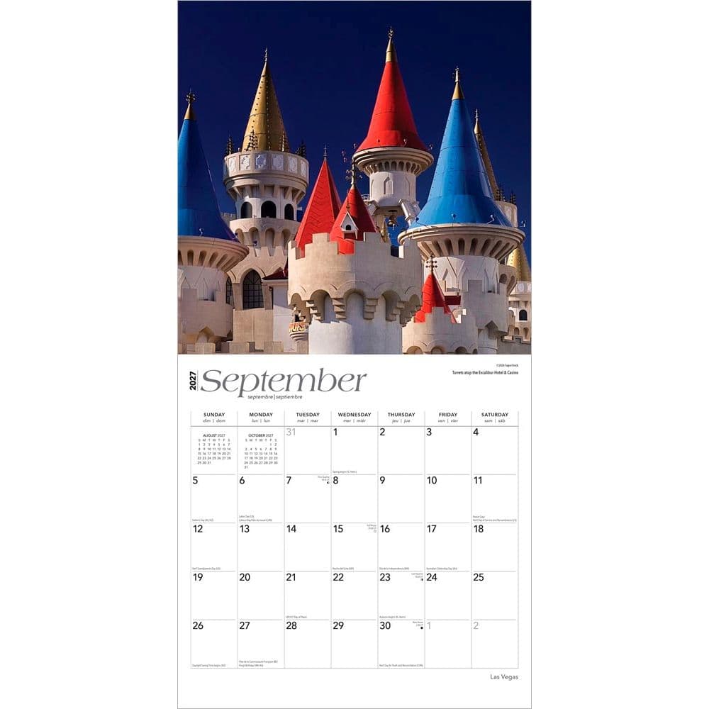 Las Vegas 2027 Wall Calendar Third Alternate Image