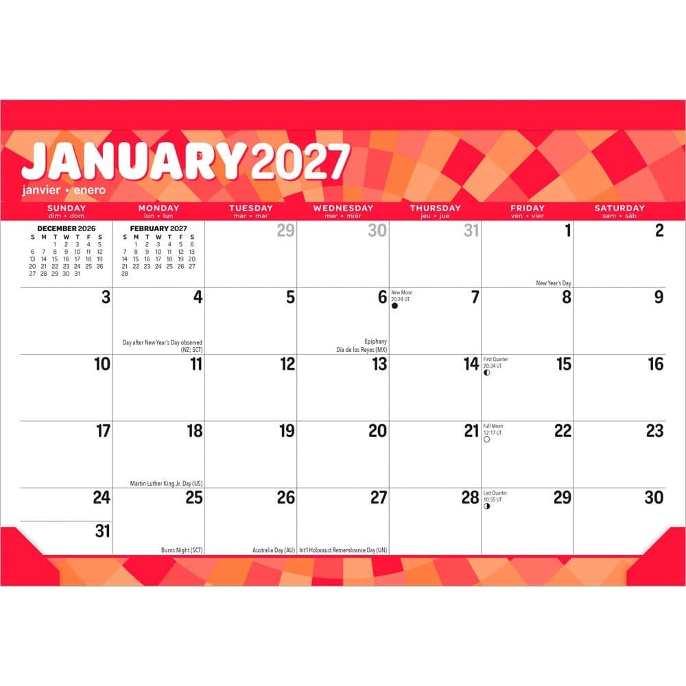 image Large Print 2027 Desk Pad Main Product Image