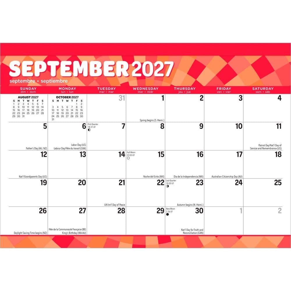 Large Print 2027 Desk Pad Second Alternate Image