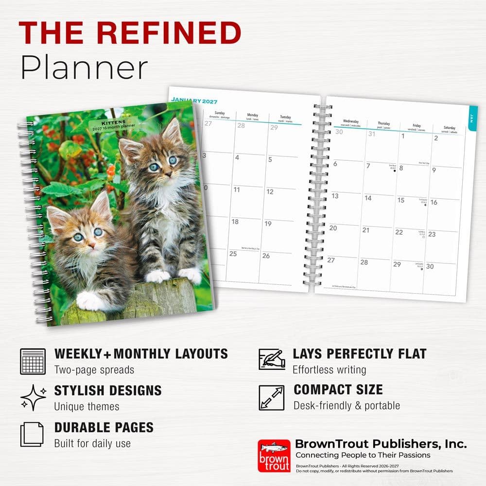 Kittens 2027 Engagement Planner Fifth Alternate Image