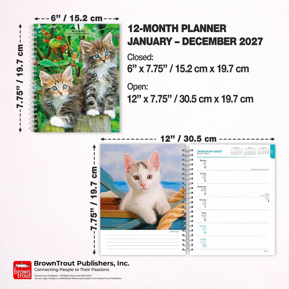 Kittens 2027 Engagement Planner Sixth Alternate Image