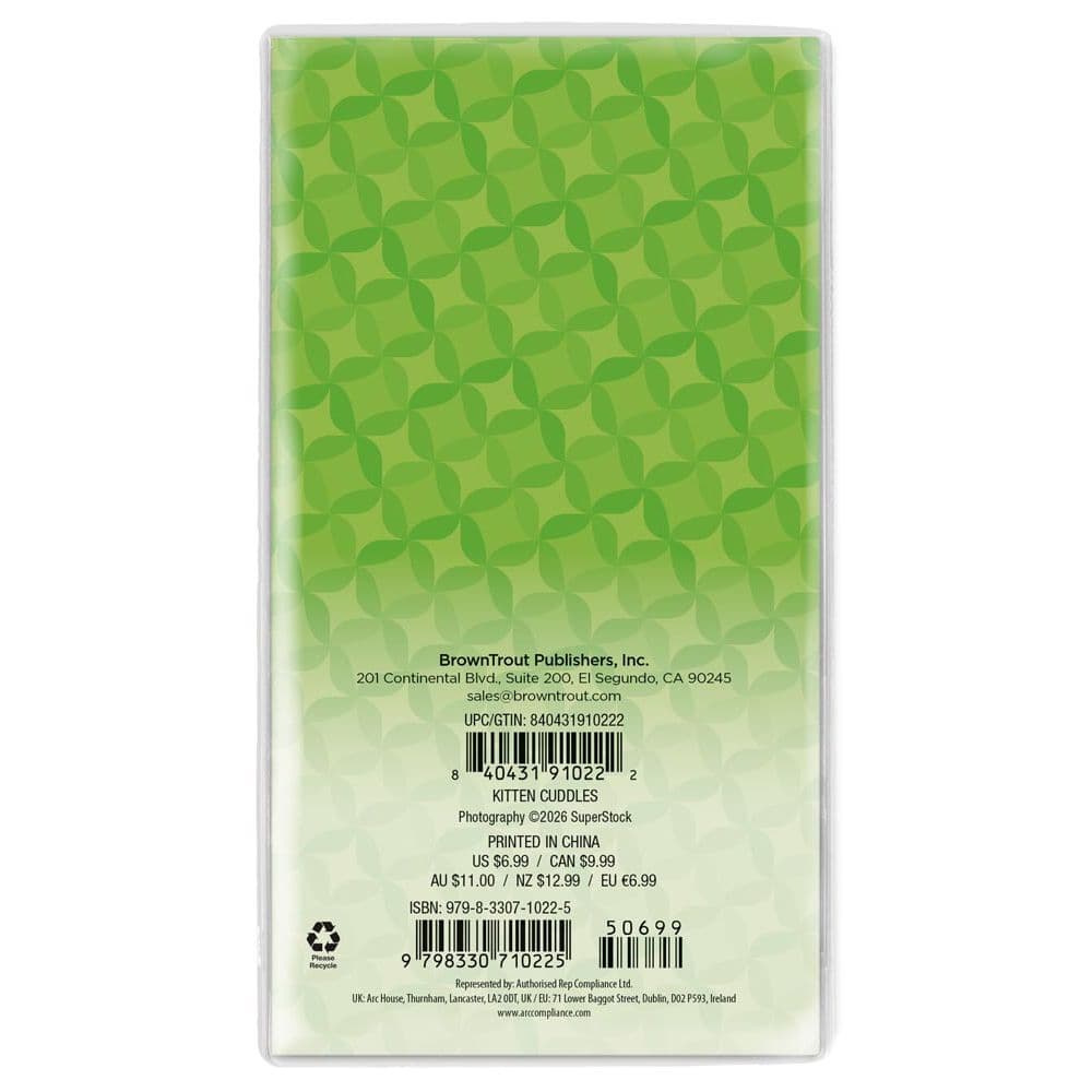 Kitten Cuddles 2027 2 Year Pocket Planner First Alternate Image