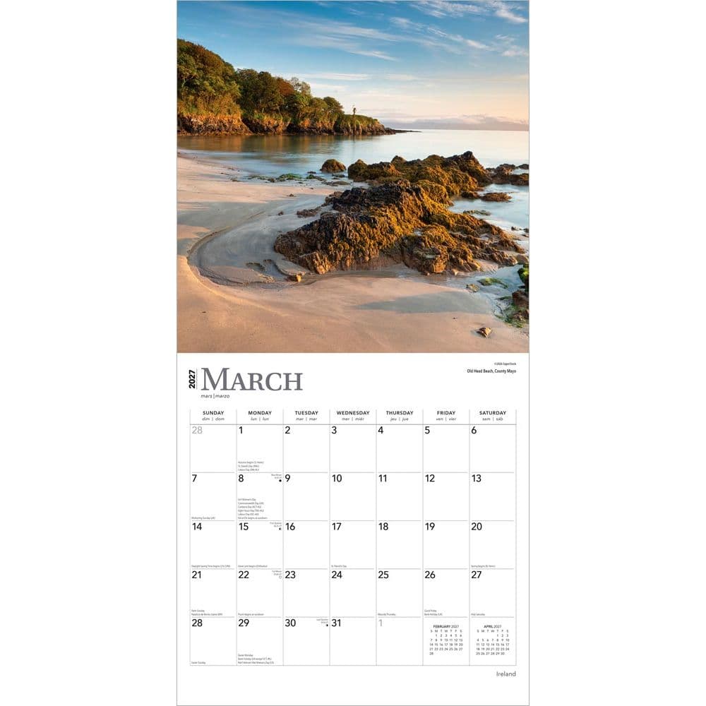 Ireland 2027 Wall Calendar Second Alternate Image