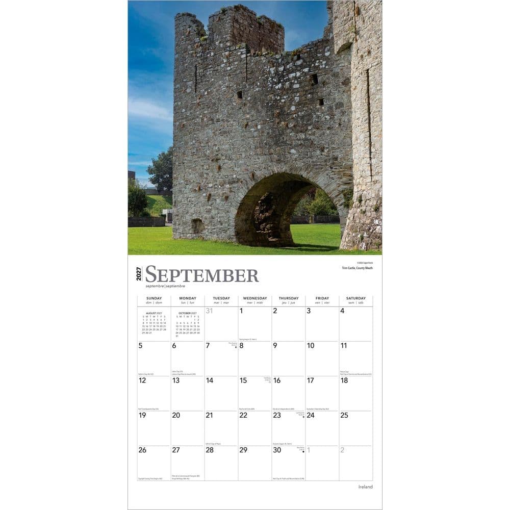 Ireland 2027 Wall Calendar Third Alternate Image