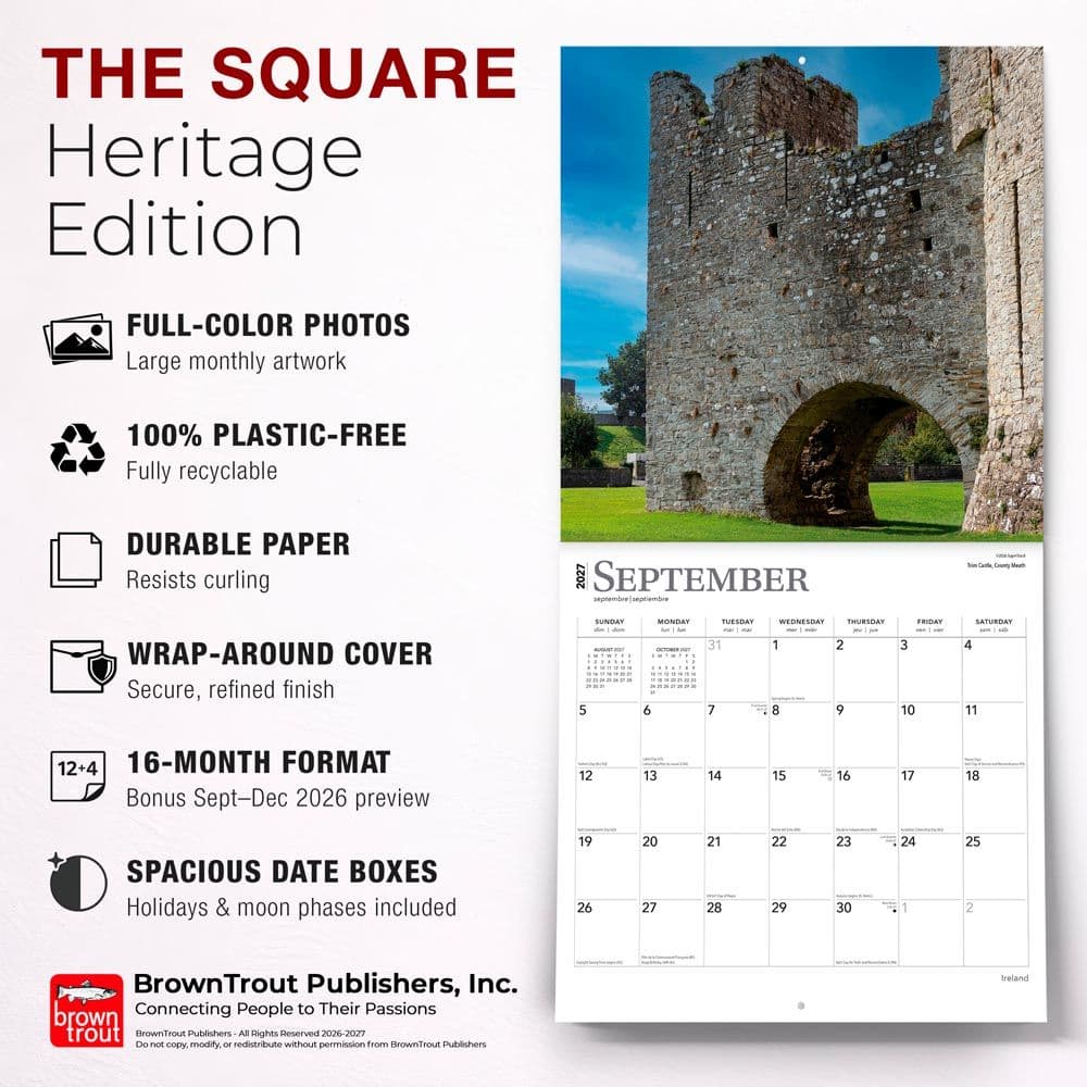 Ireland 2027 Wall Calendar Fifth Alternate Image