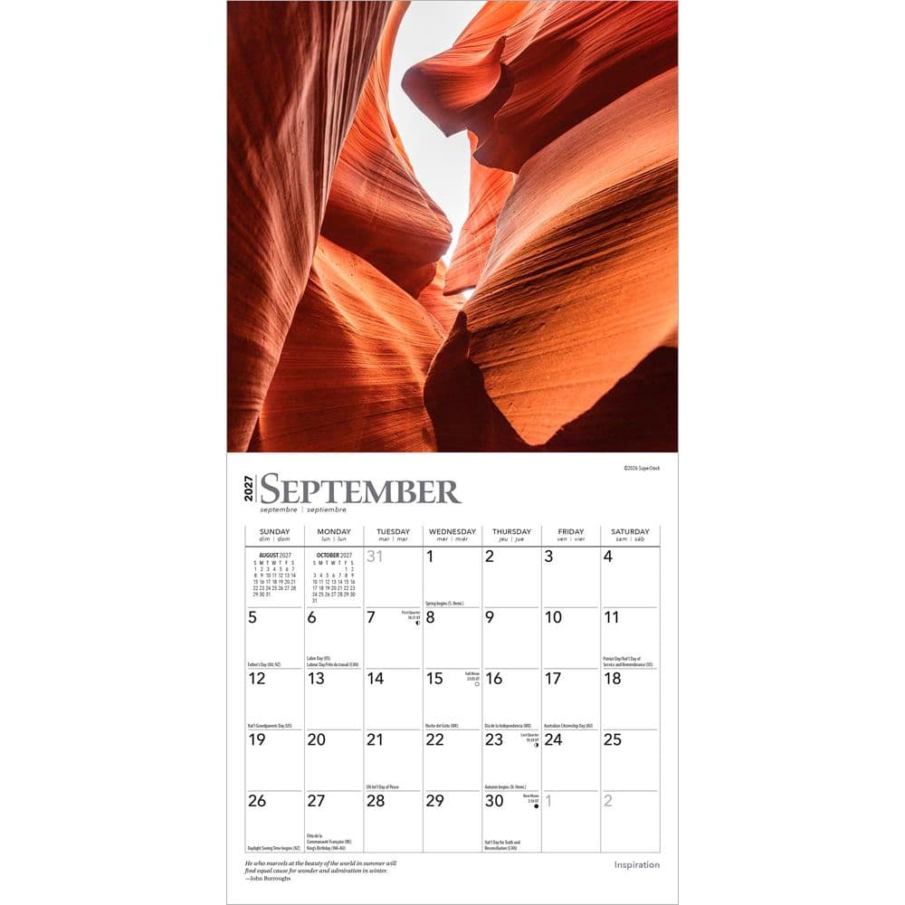 Inspiration  2027 Mini Wall Calendar Third Alternate Image