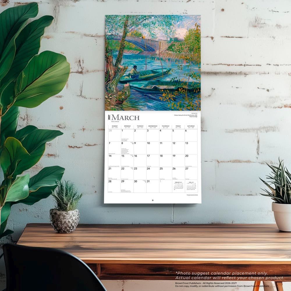 Impressionists 2027 Wall Calendar Fourth Alternate Image