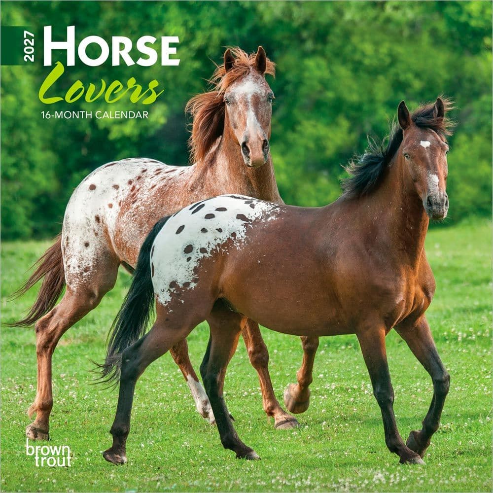 image Horses 2027 Mini Wall Calendar Main Product Image