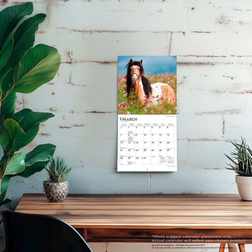 Horses 2027 Mini Wall Calendar Fourth Alternate Image